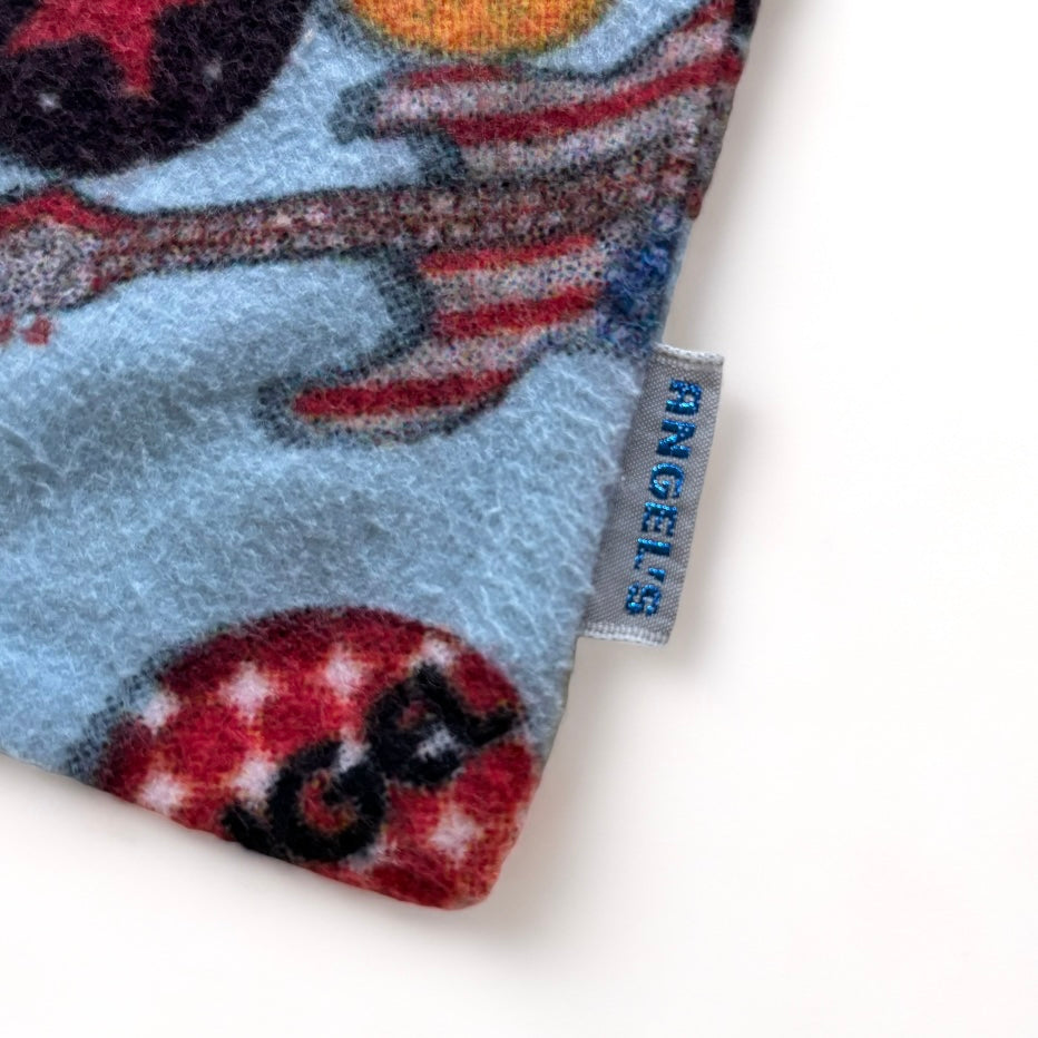 ANGEL BLUE Flannel Bag