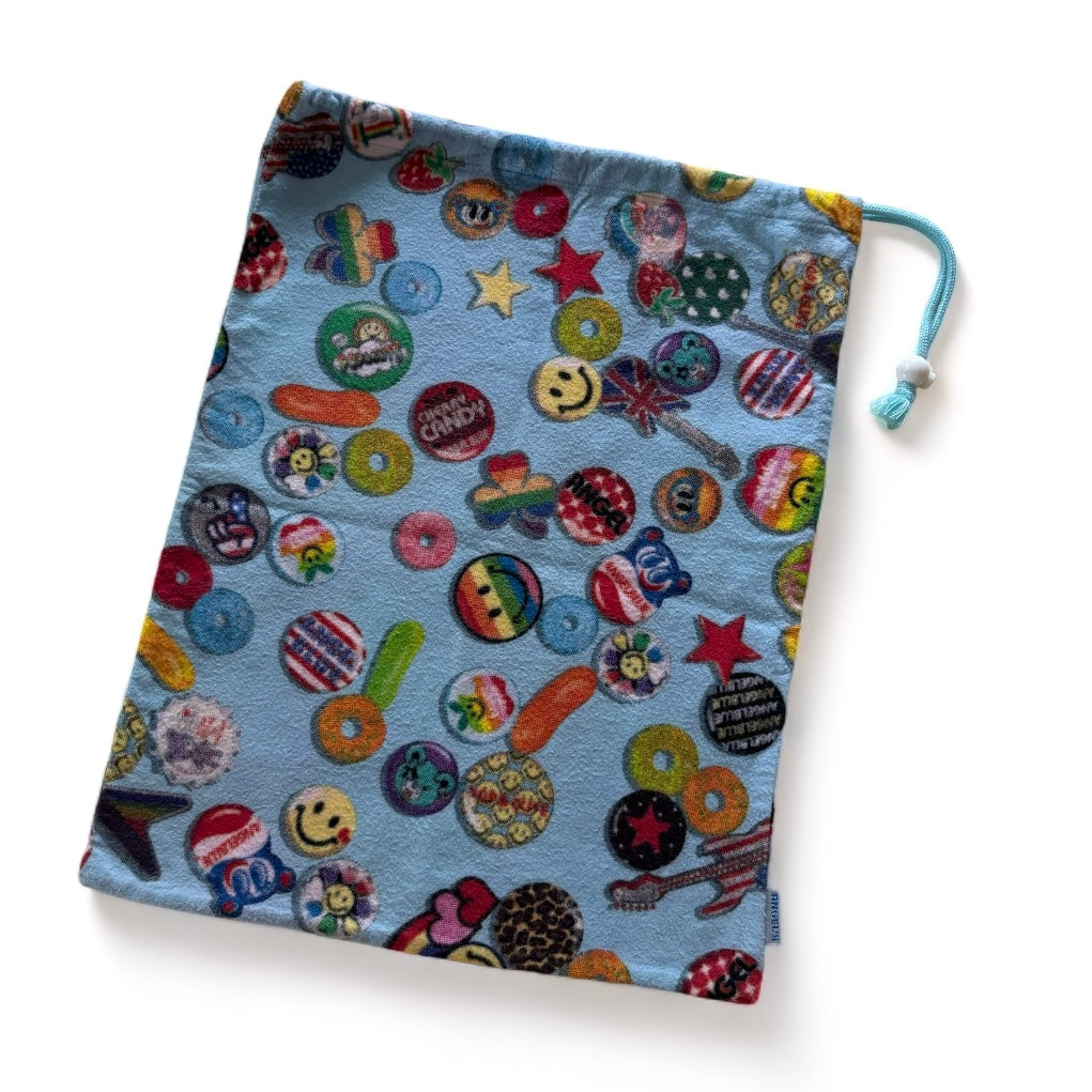 ANGEL BLUE Flannel Bag