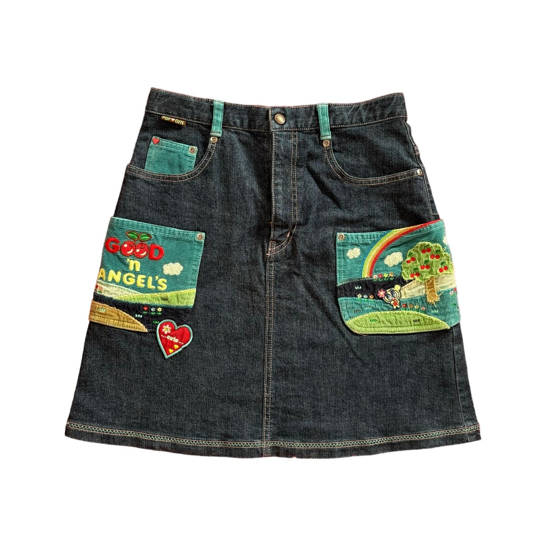 ANGEL BLUE Denim Skirt