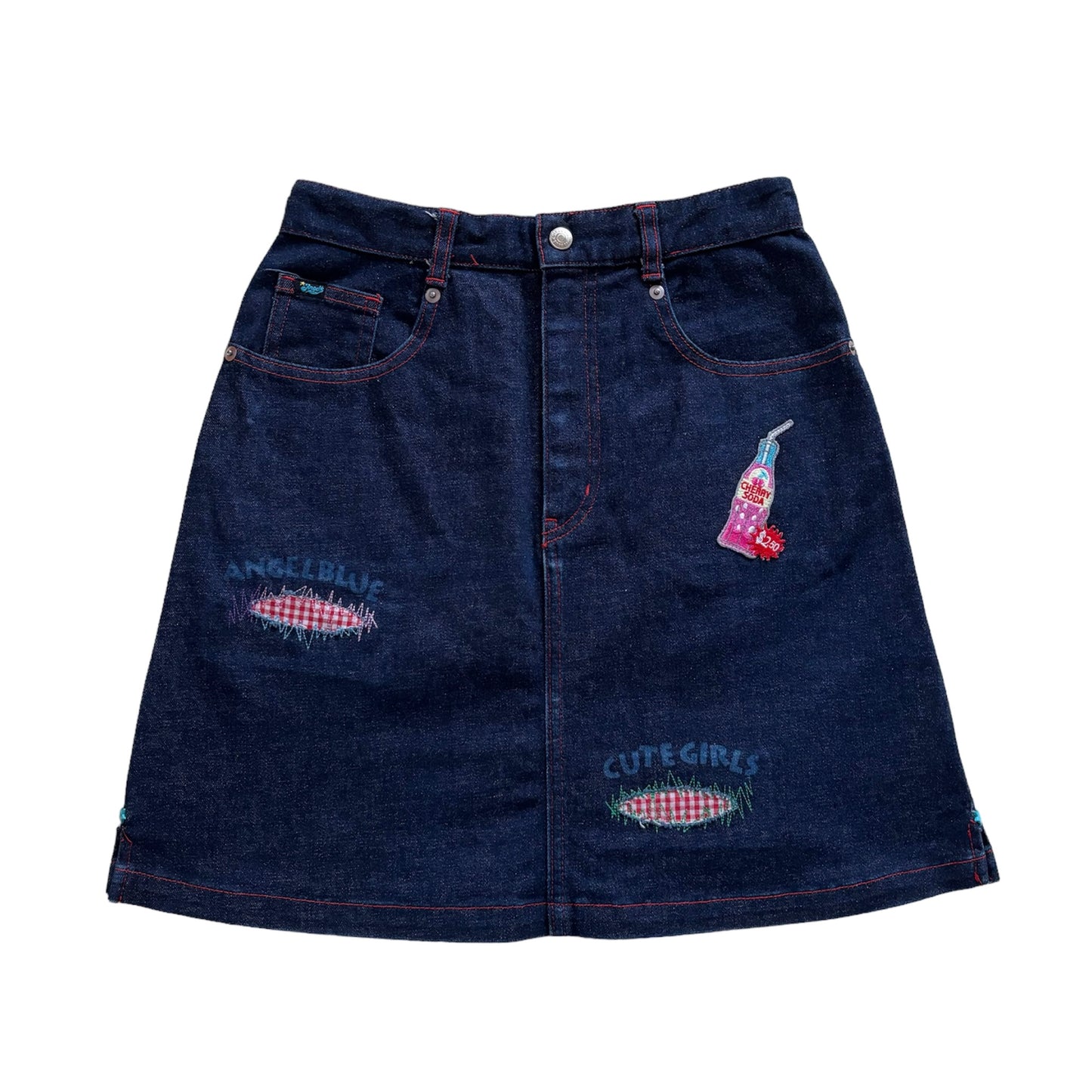 ANGEL BLUE Denim Skirt