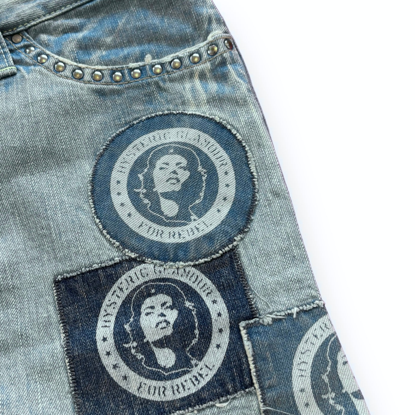 HYSTERIC GLAMOUR Denim Mini Skirt