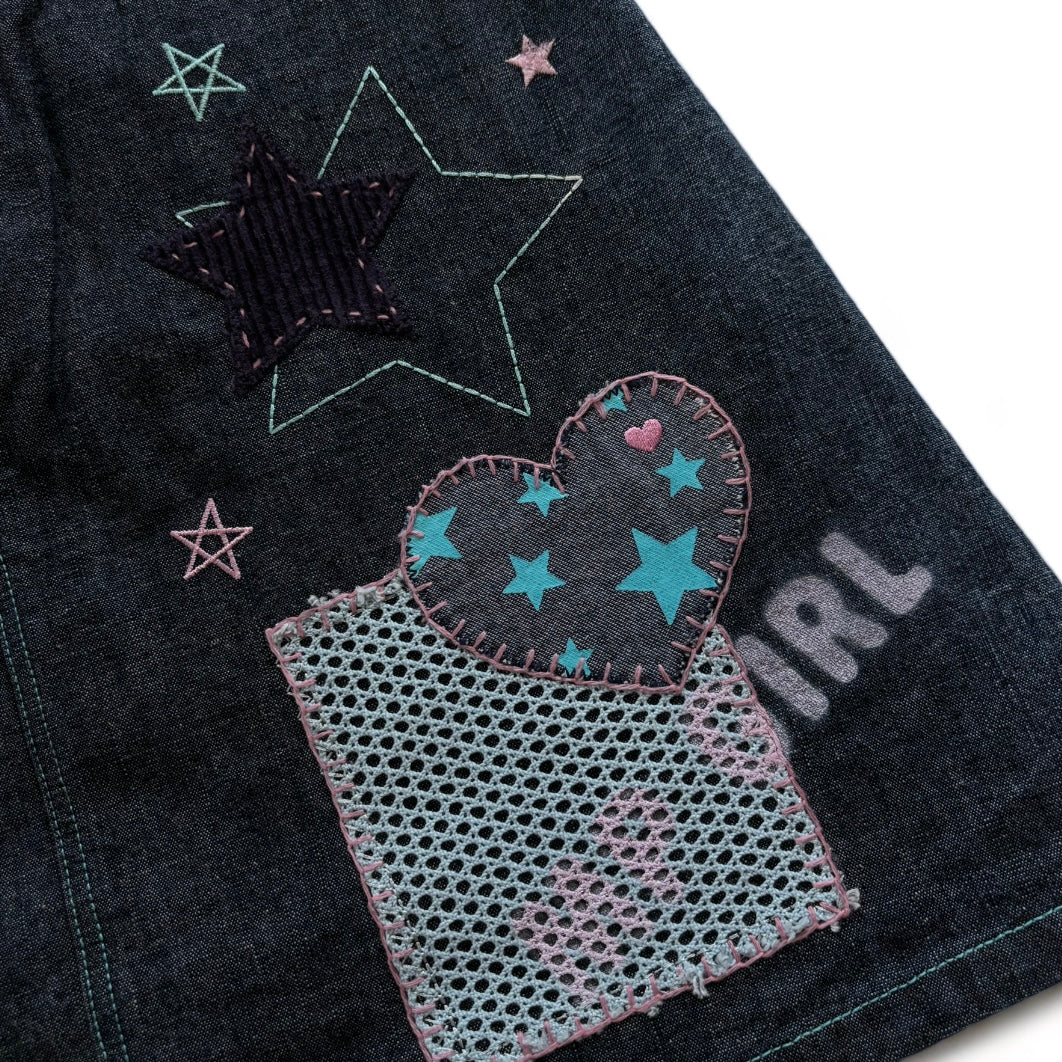 Mezzo Piano Denim Mini Skirt