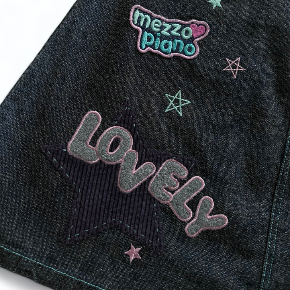 Mezzo Piano Denim Mini Skirt