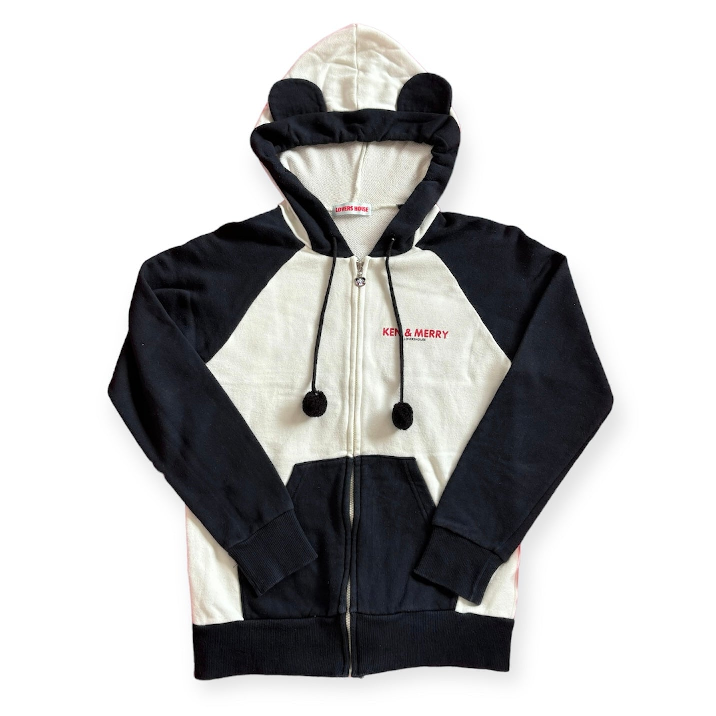 LOVERS HOUSE Panda Zip-up Hoodie