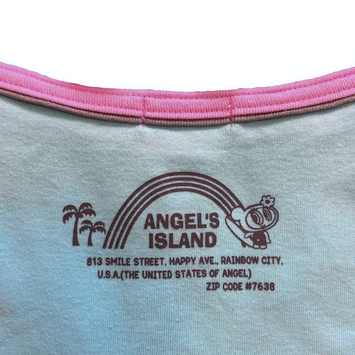 ANGEL BLUE Spaghetti Tank top