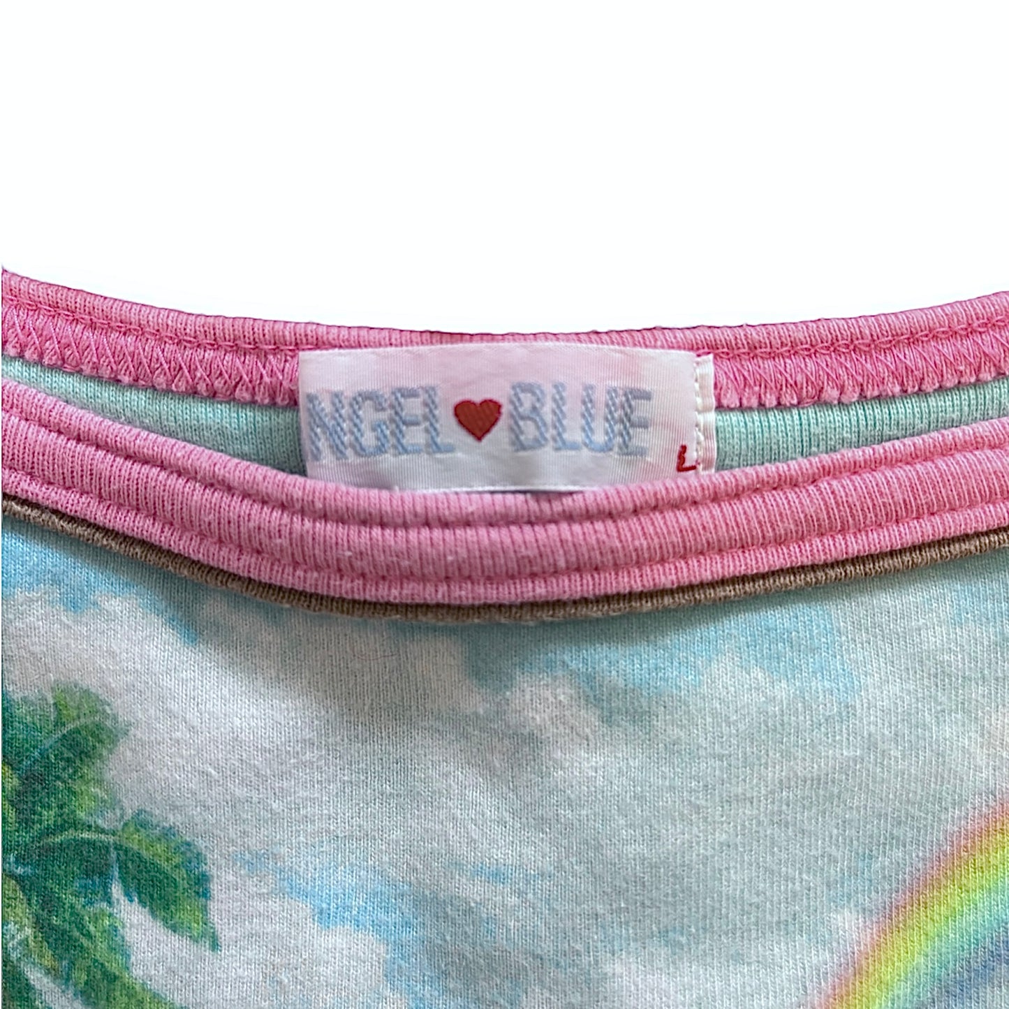 ANGEL BLUE Spaghetti Tank top